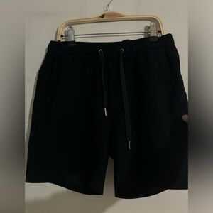 American Eagle Black Drawstring Athletic Shorts